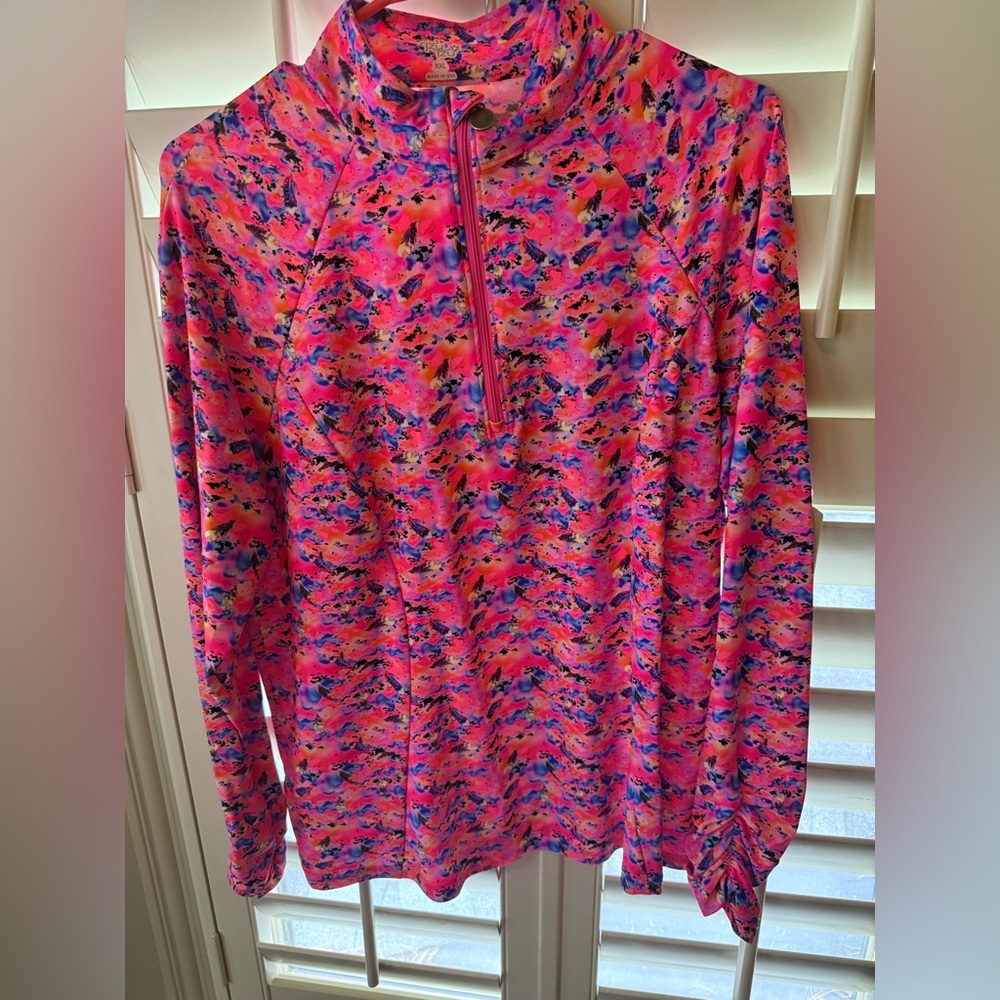 Tzu Tzu Multicolor Abstract Top